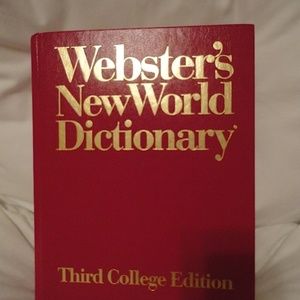 Webster's New World Dictionary. Third College Edition. Prentice Hall